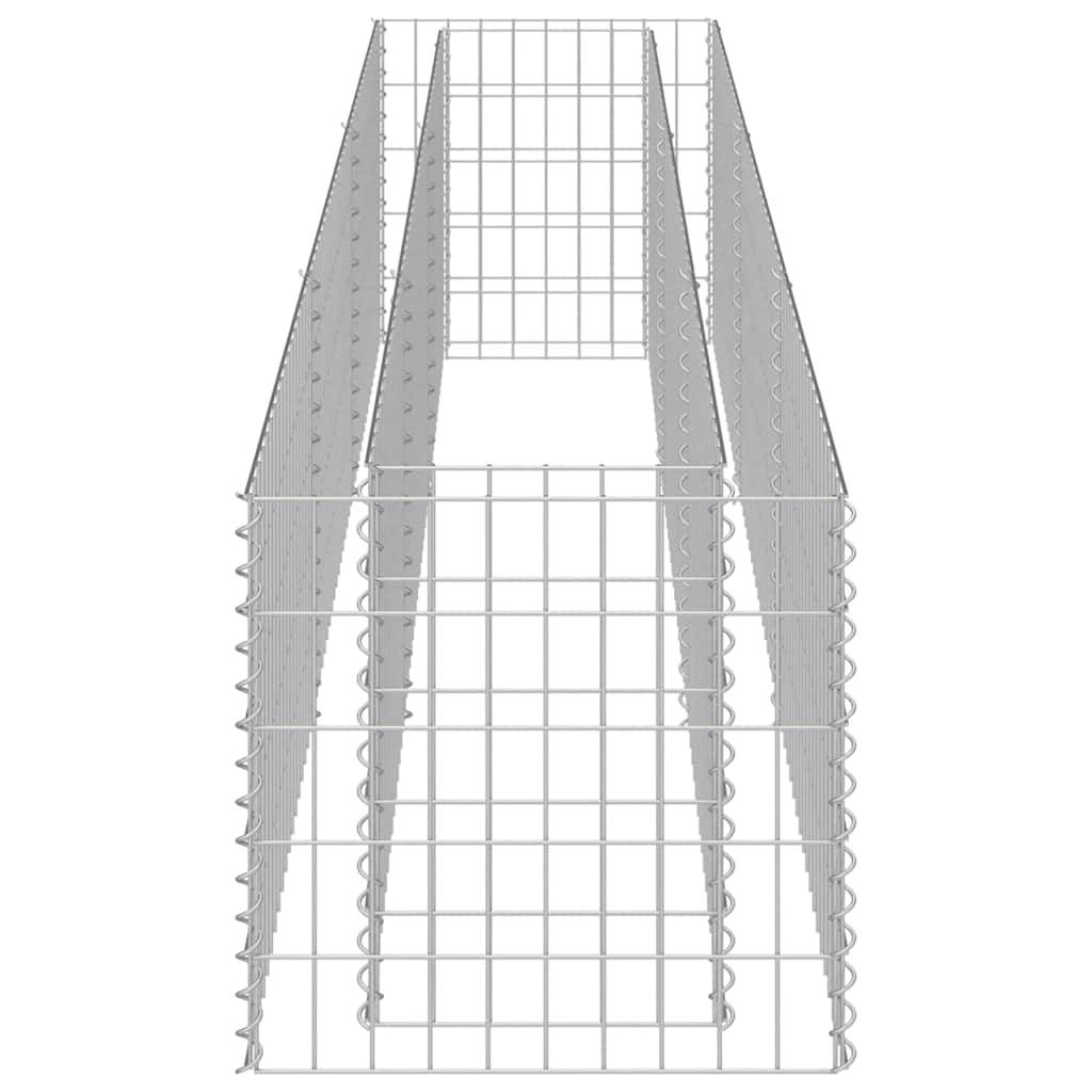 Vidaxl - Lit surélevé à gabion Acier galvanisé 270x50x50 cm vidaXL 143563 - Image 7