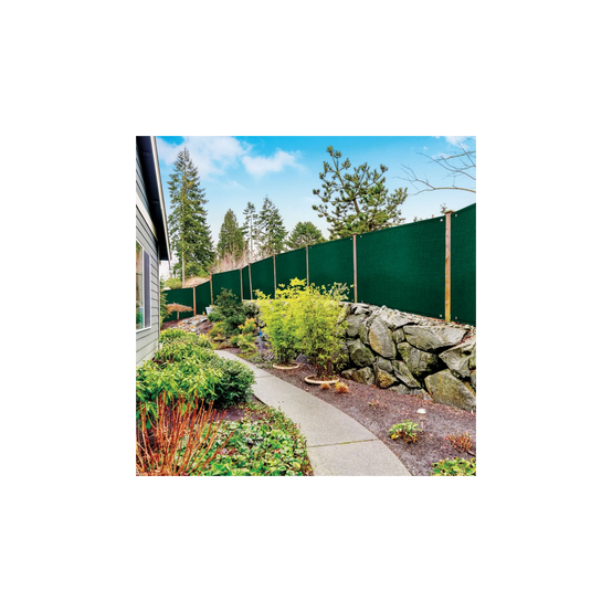 Brise vue renforcé 1 x 10 M vert 220 gr/m² luxe PRO - Image 4