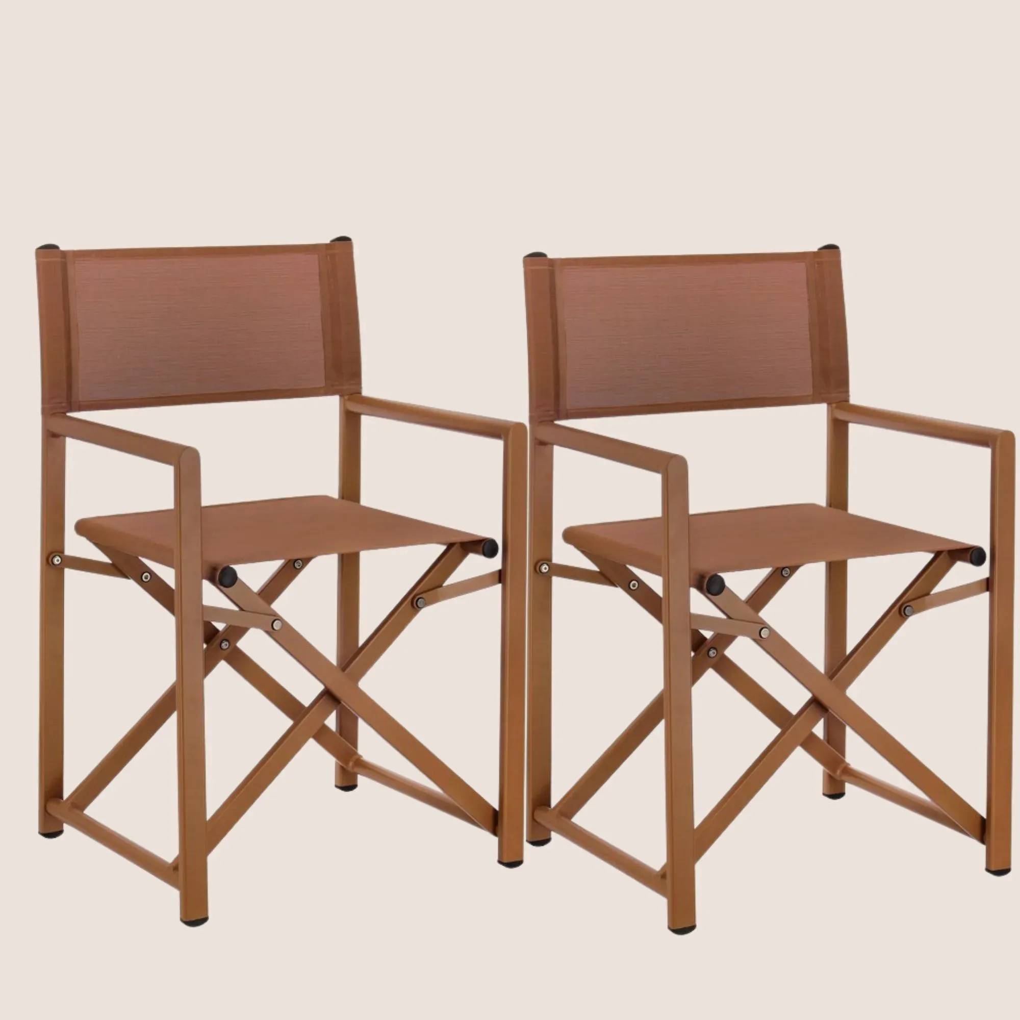 Autre - Chaises de metteur en scène pliables d'extérieur (lot de 2) - CABOURG - Image 2