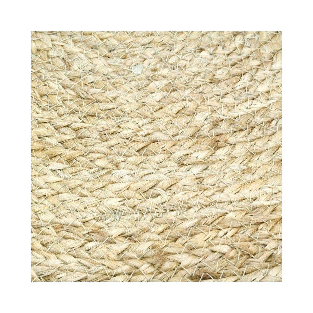 Aubry Gaspard - Tapis rond en jute naturel tressé Ø 120 cm - Image 2
