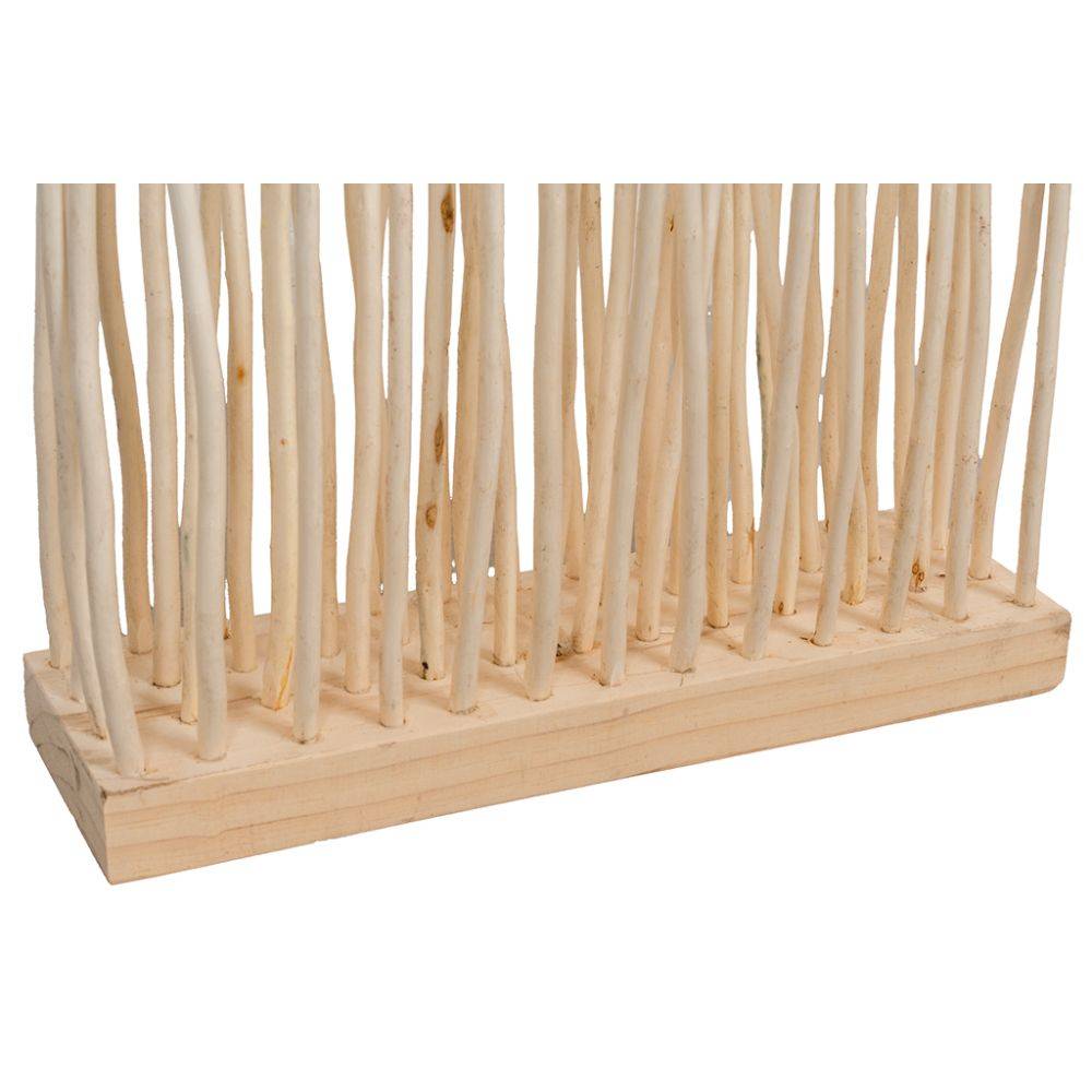 Aubry Gaspard - Paravent en osier avec socle et tiges Twist - Image 4
