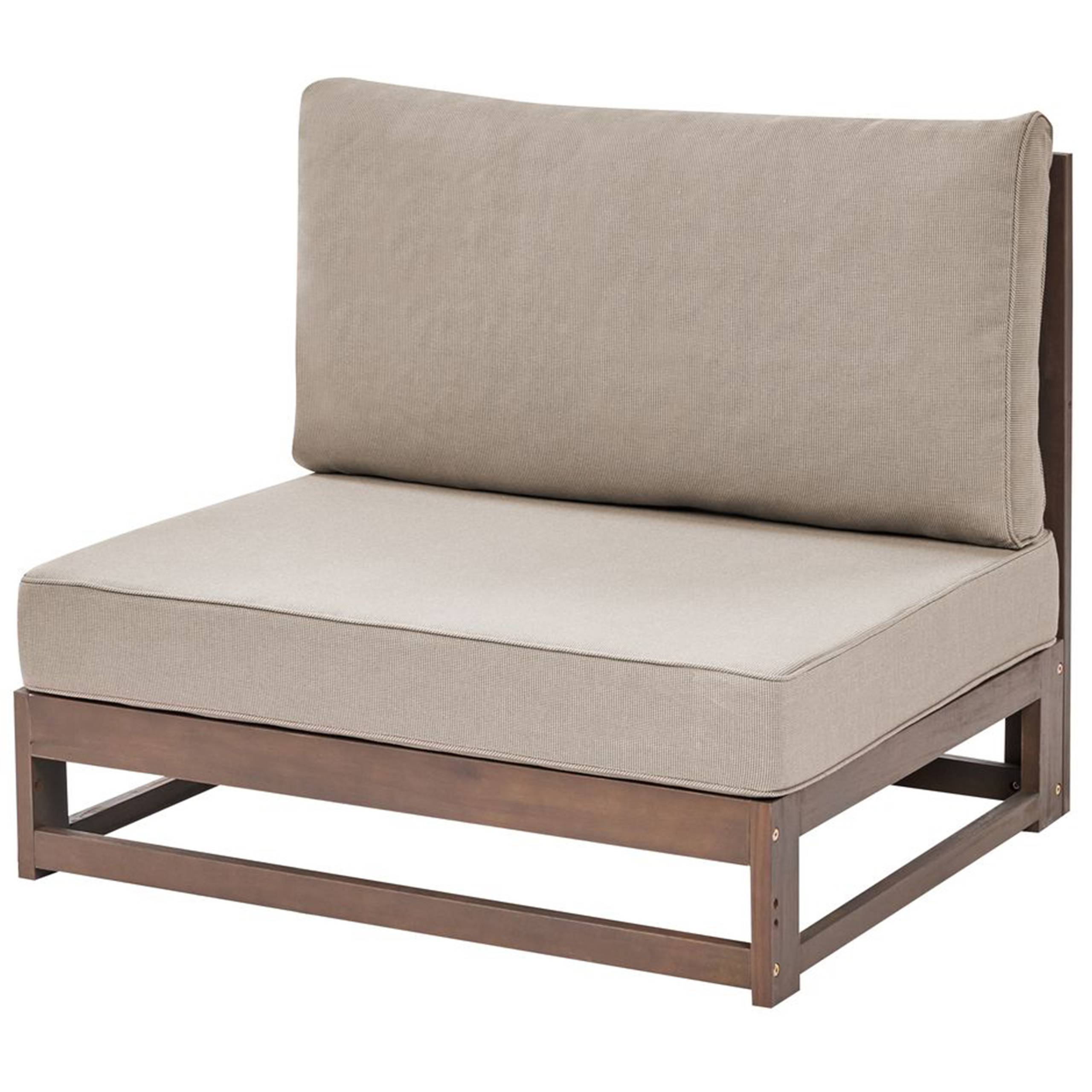 Beliani - Canapé de jardin, 3 Personnes Bois d'acacia certifié Marron foncé TIMOR - Beliani - Image 5