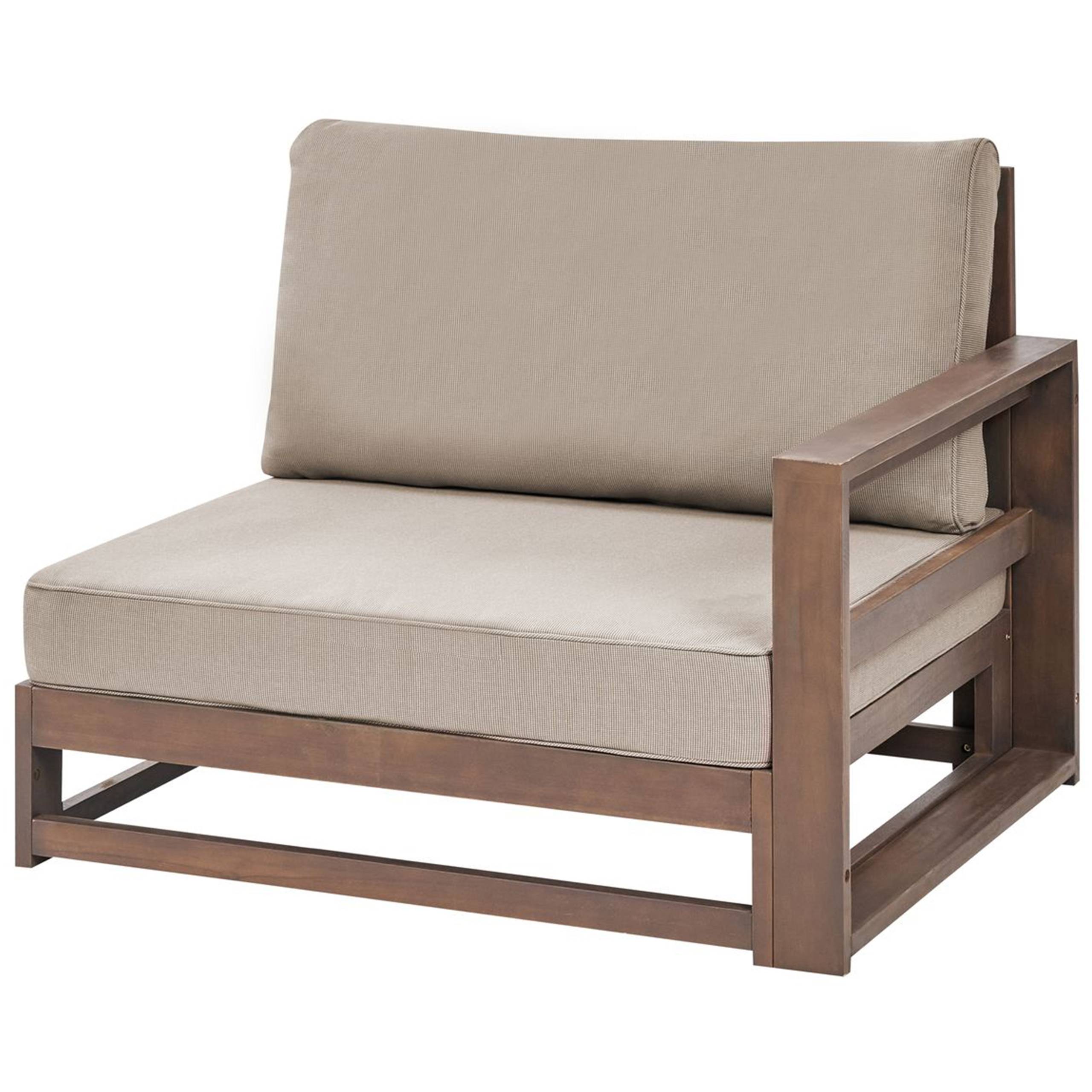 Beliani - Canapé de jardin, 3 Personnes Bois d'acacia certifié Marron foncé TIMOR - Beliani - Image 6