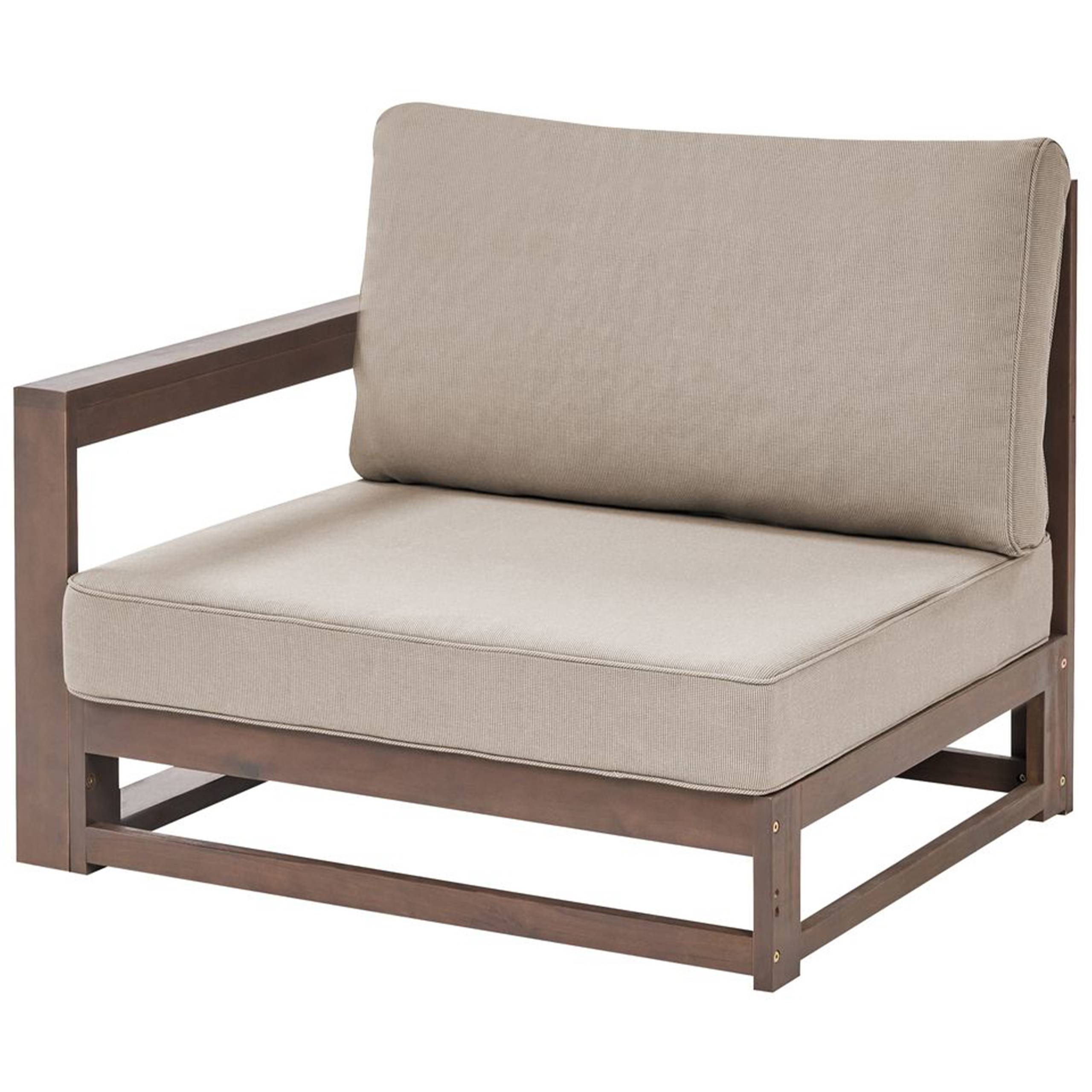 Beliani - Canapé de jardin, 3 Personnes Bois d'acacia certifié Marron foncé TIMOR - Beliani - Image 4