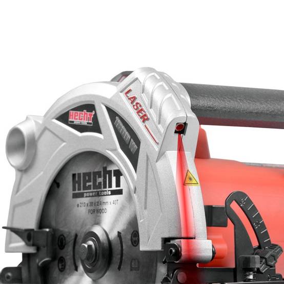 Hecht 1620 Scie circulaire portable electrique 1800W fonction laser - Image 2