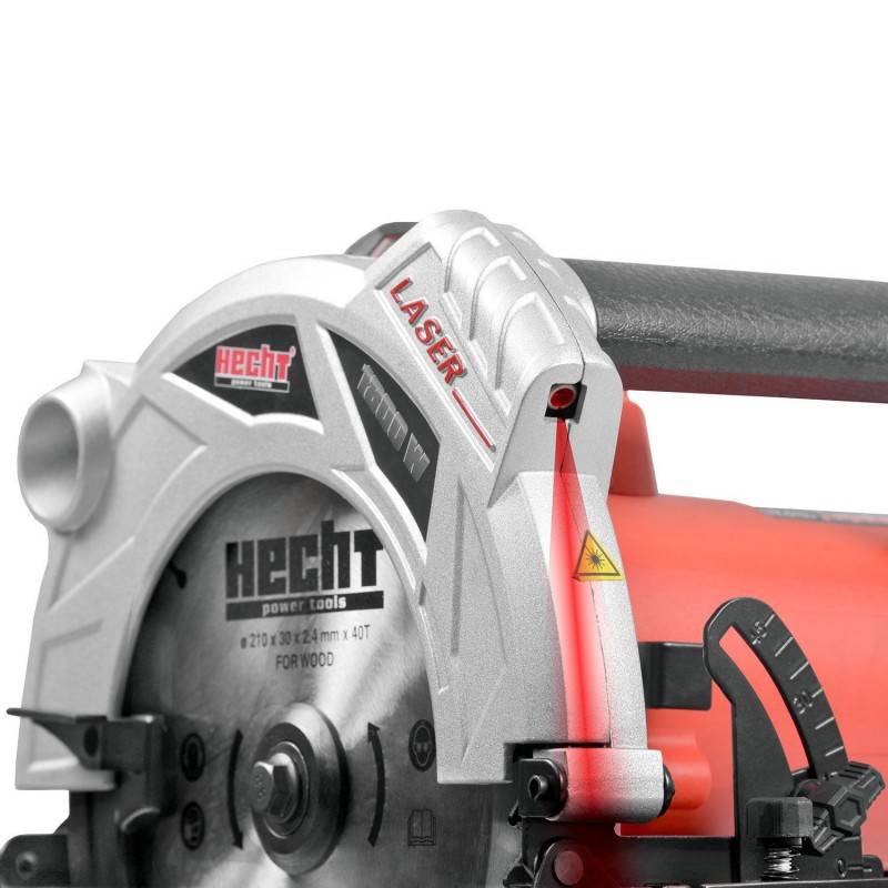 Hecht 1620 Scie circulaire portable electrique 1800W fonction laser - Image 2