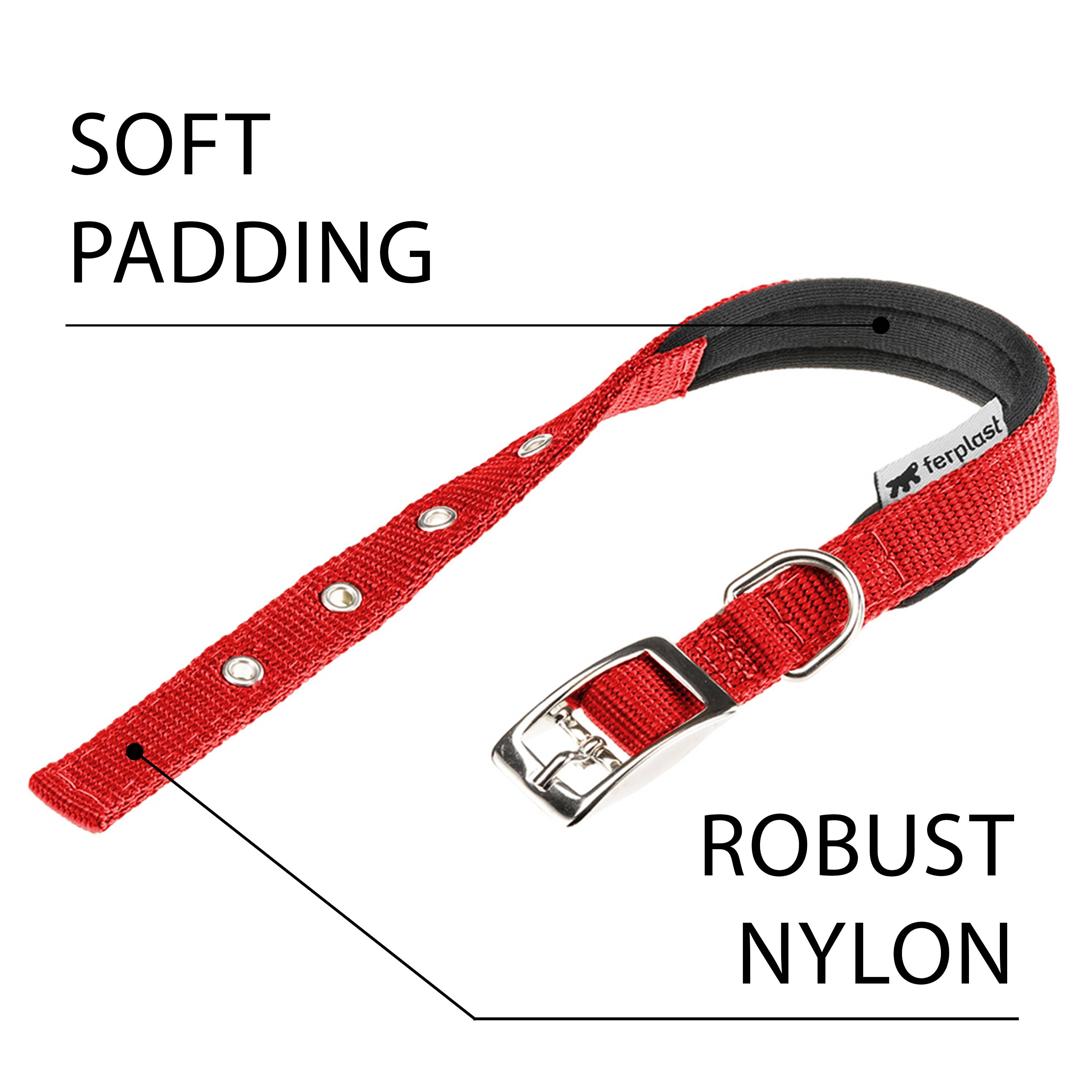 Ferplast - Collier chien chiens nylon souple rembourrage FERPLAST DAYTONA différentes tailles et couleurs - Image 6