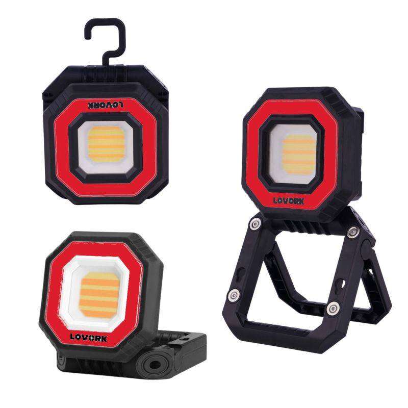 Lampe à LED rechargeable 900LM / 12W - Plusieurs modes d'éclairage - HIDA LOVORK - Image 2