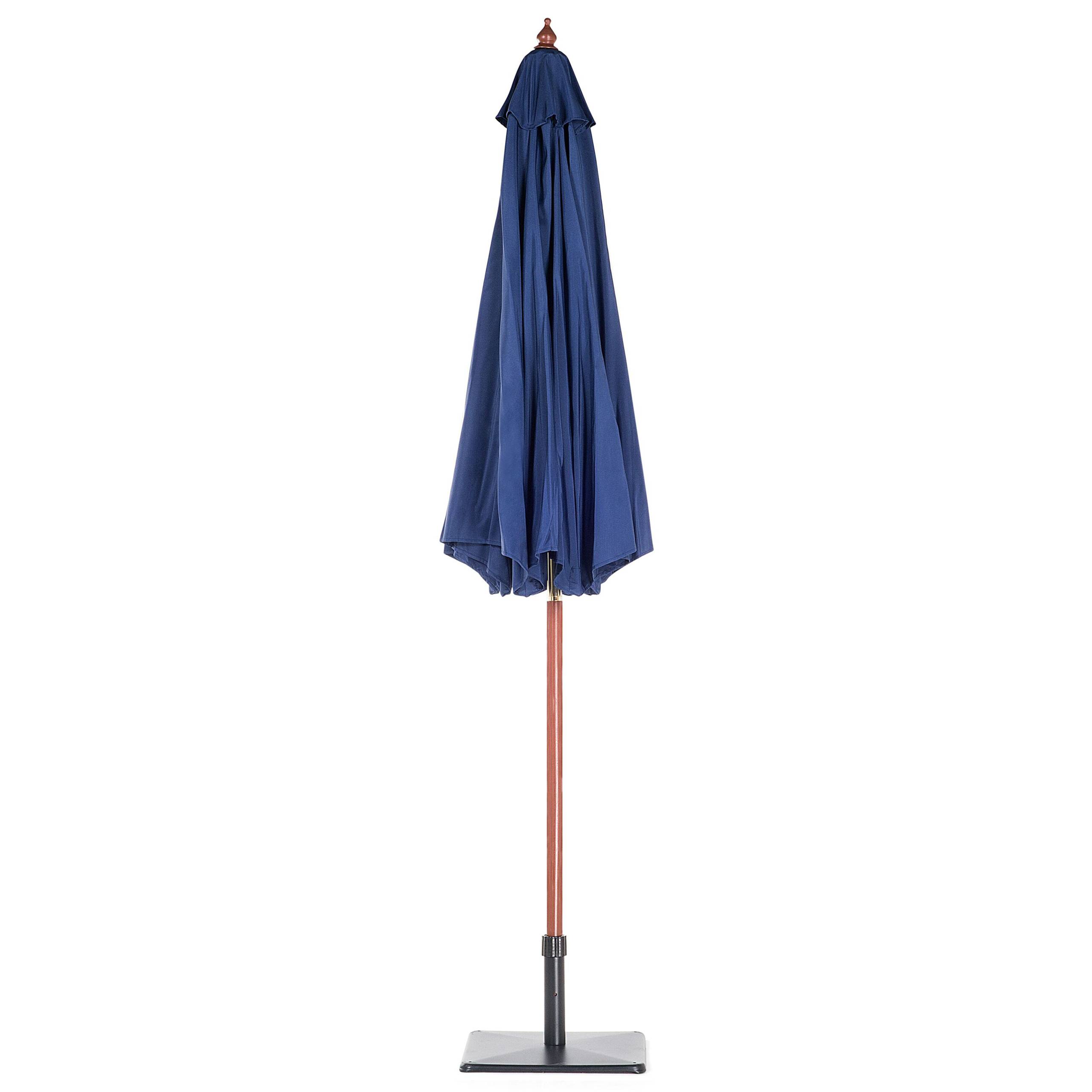 Beliani - Parasol droit Tissu Bleu marine TOSCANA - Beliani - Image 5