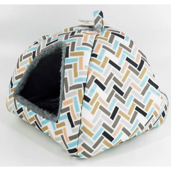 Panier Igloo CLAVIO 23 cm x 23 cm x h 23 cm pour rongeur. - Image 3