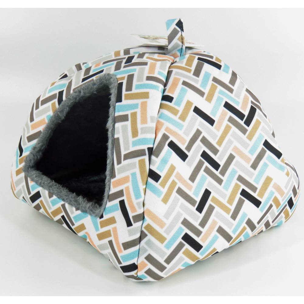 Panier Igloo CLAVIO  23 cm x 23 cm  x h 23 cm pour rongeur. - Image 3