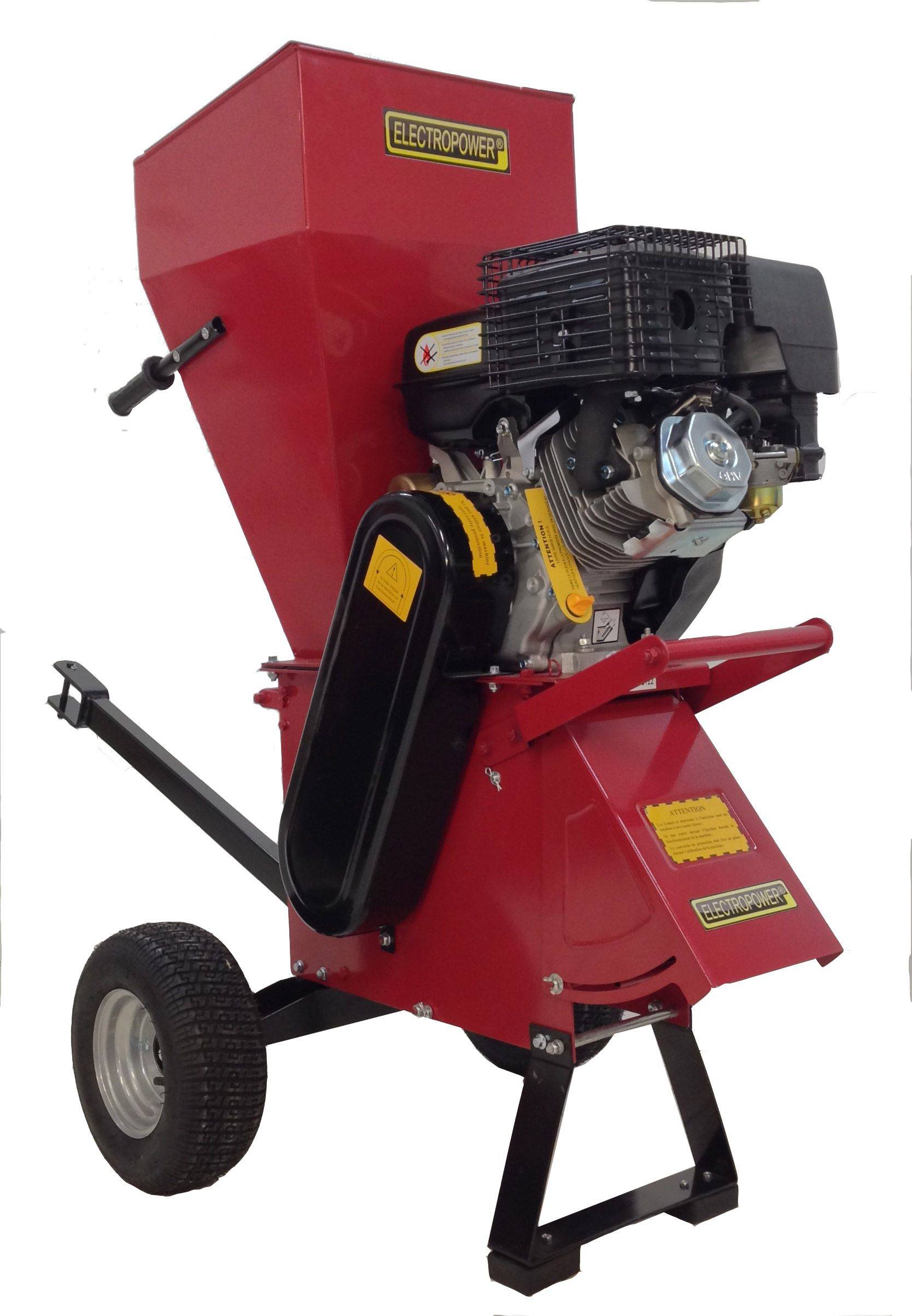 Broyeur de Végétaux 15CV thermique à démarrage électrique - Couteaux / Marteaux - Spécial BRF - Image 1