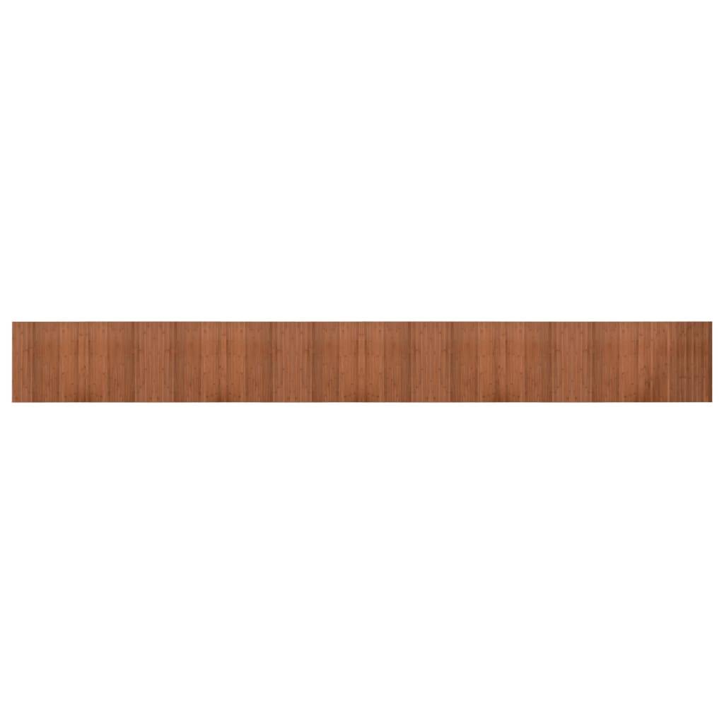 Tapis de Sol Extra Long en Bambou Lavable pour Couloir et Cuisine Marron 60x500 cm – ComfortXL Outdoor Living - Image 2