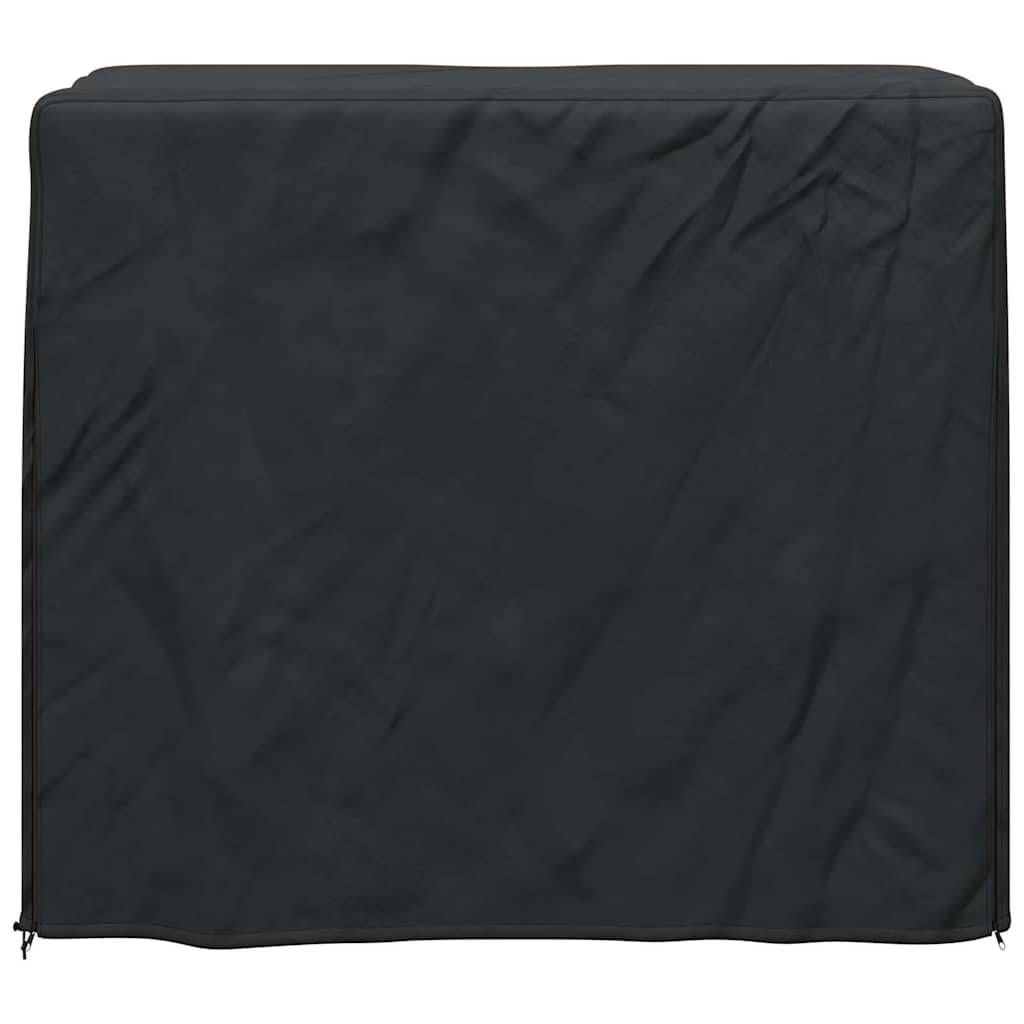 Housse pour range-bûches tissu Oxford 420D noir 61 x 122 x 106 cm - PANGIVO - Image 5