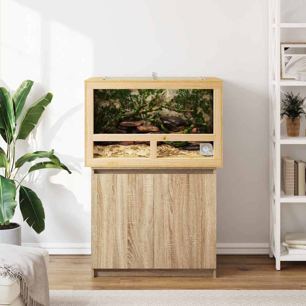 Vidaxl - Terrarium Marron 80 x 50 x 50 cm OSB vidaXL 876729 - Image 5