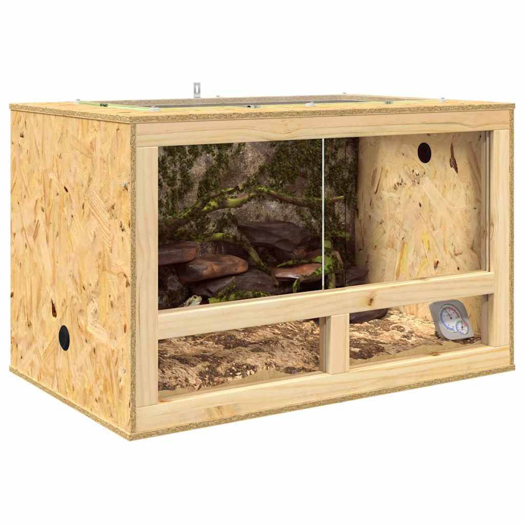 Vidaxl - Terrarium Marron 80 x 50 x 50 cm OSB vidaXL 876729 - Image 4