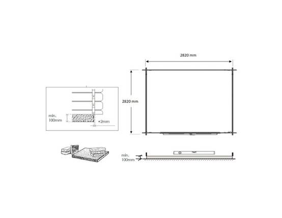 Altanka - Abri de jardin en bois - 3x3 m avec extension de 4x2.76 m - 20 m²- Traité - DOM676+DOS194 - ALTANKA - Image 4