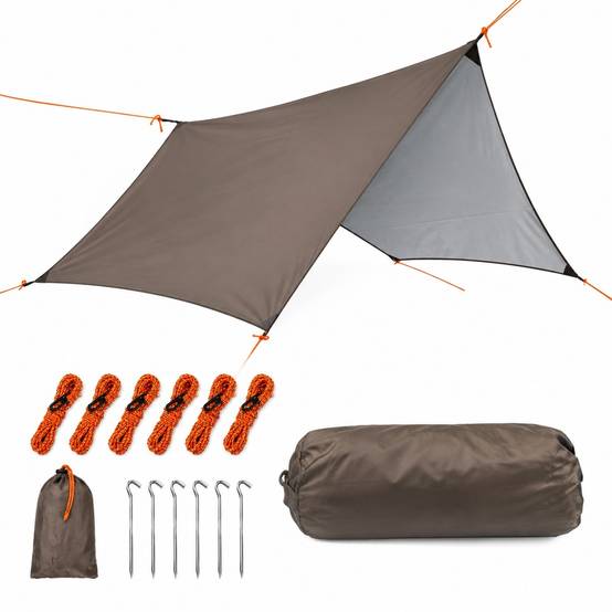 Tarp Imperméable Léger Anti UV Résistant Déchirure Camping - Image 1