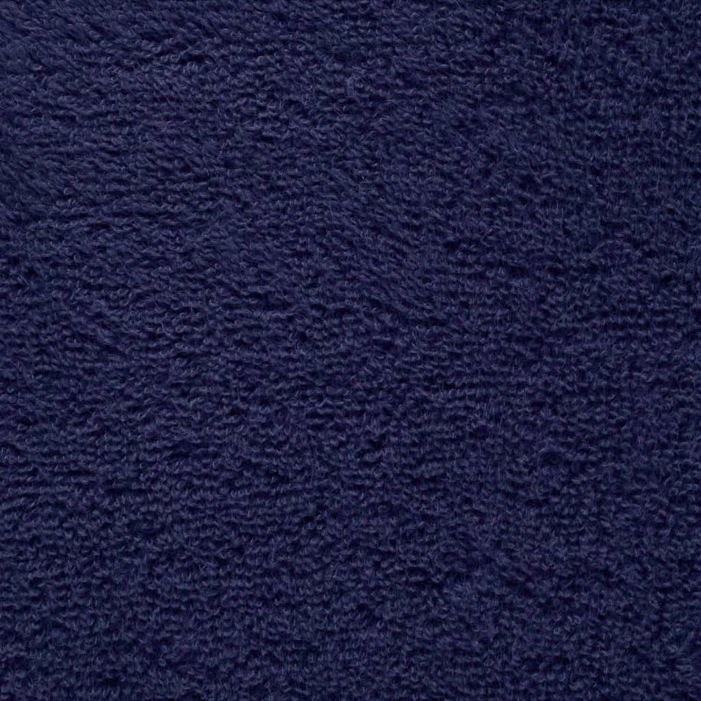Nappe / serviette coton bleu  70 x 140 cm  - Prolenta premium p327.2 - Image 5