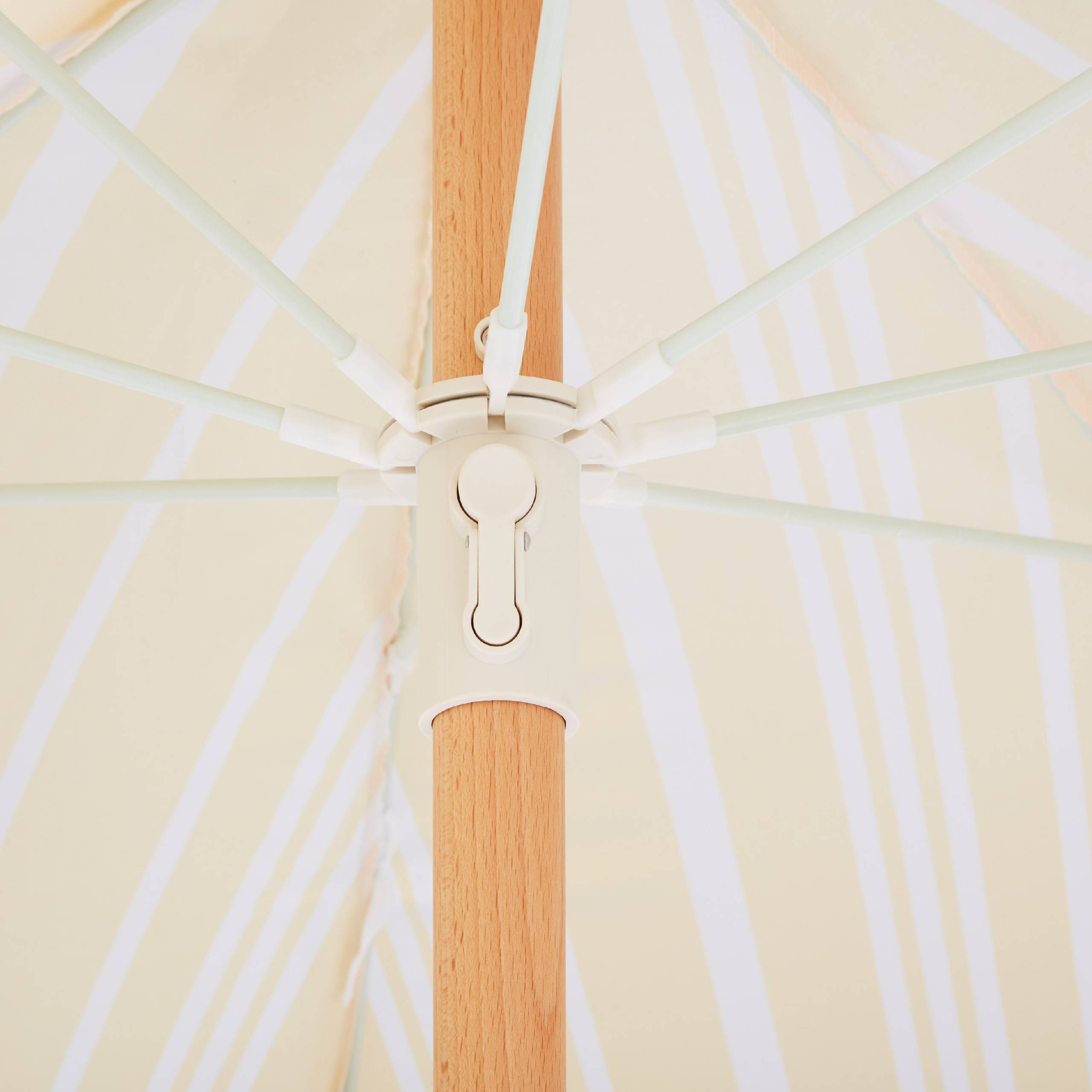 Parasol droit Tissu Jaune MONDELLO - Beliani - Image 7