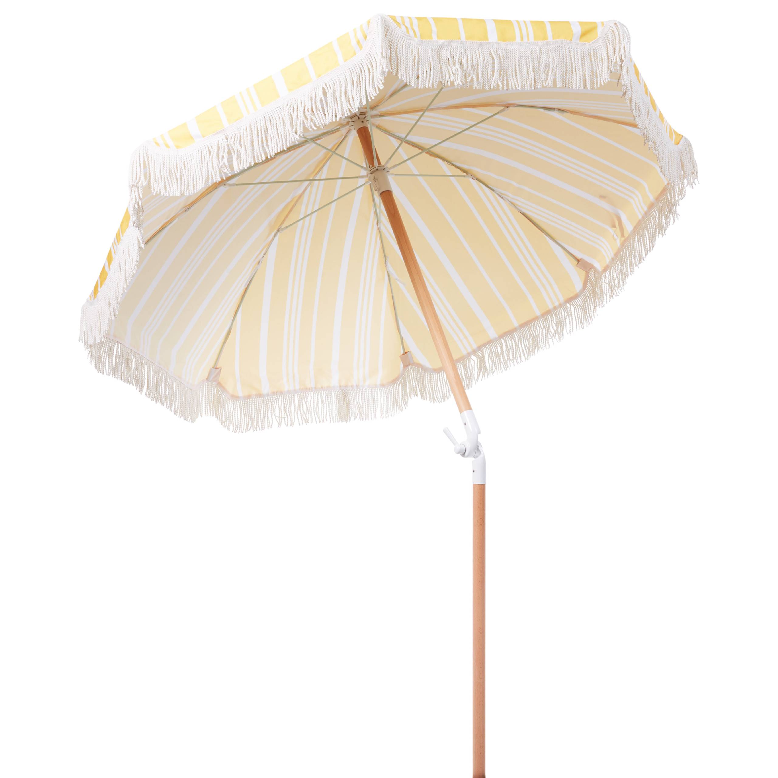 Parasol droit Tissu Jaune MONDELLO - Beliani - Image 5