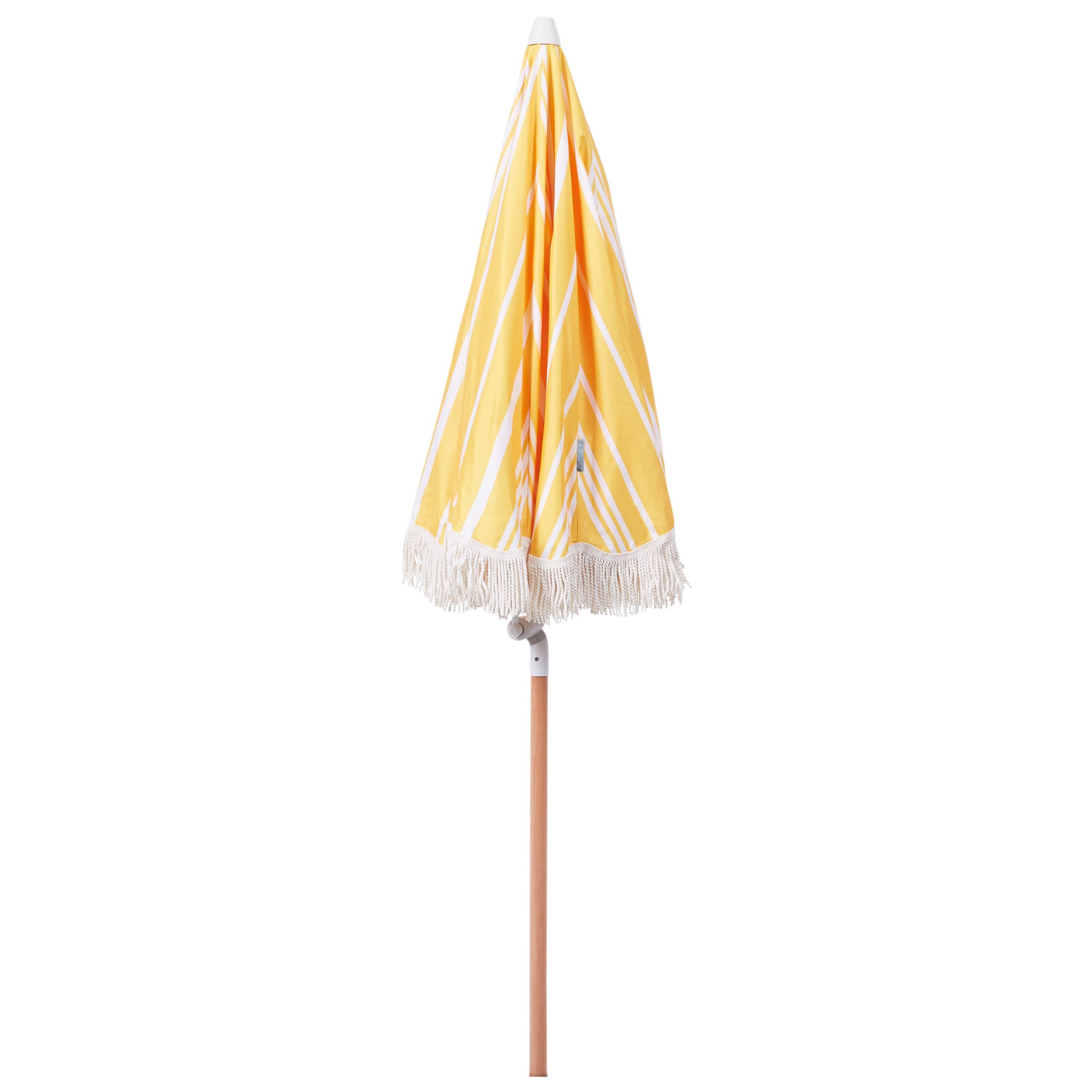 Parasol droit Tissu Jaune MONDELLO - Beliani - Image 3