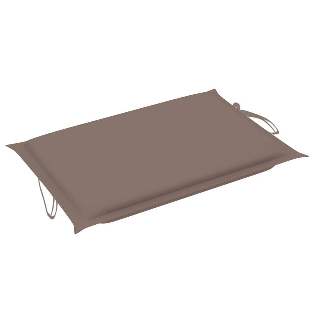 Helloshop26 - Transat chaise longue bain de soleil lit de jardin terrasse meuble d'extérieur à bascule avec coussin bois de teck solide - Image 7