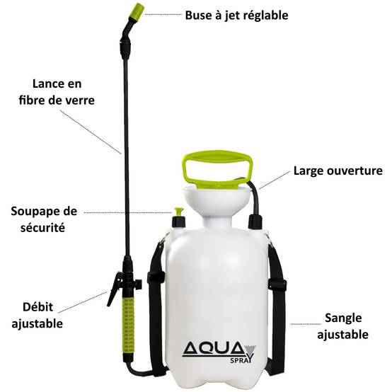 Gt Garden - Pulvérisateur à pression - 5 litres - GT GARDEN - Image 3