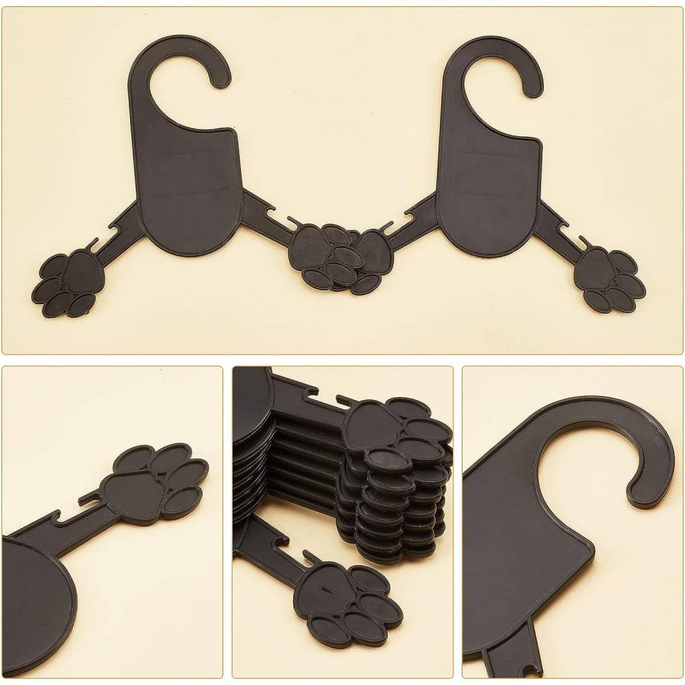DtopbuyAge - Pendentifs pour vêtements de pets en plastique noirs taille petite 20 pièces pour chien et chat DtopbuyAge - Image 3