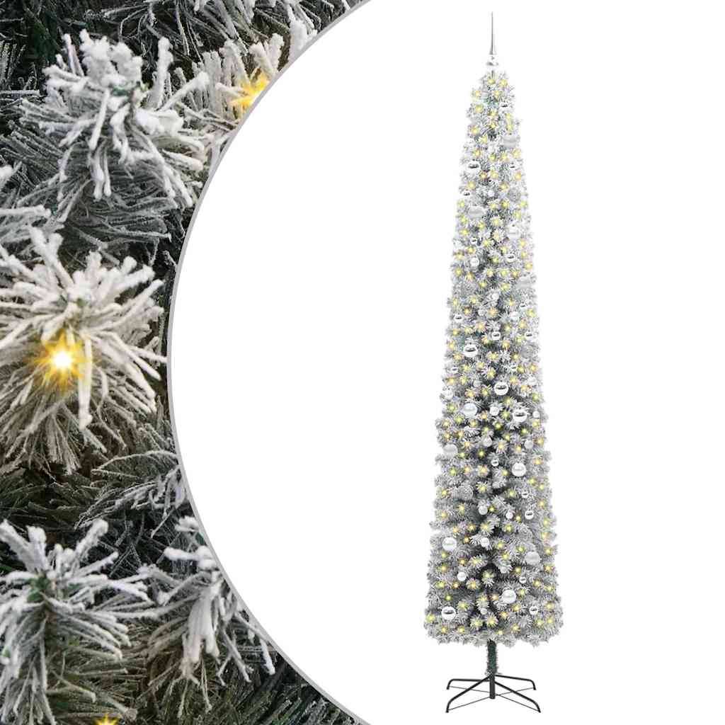 Vidaxl - Sapin de Noël artificiel Vert 270 cm PVC et acier et plastique vidaXL 3395058 - Image 2