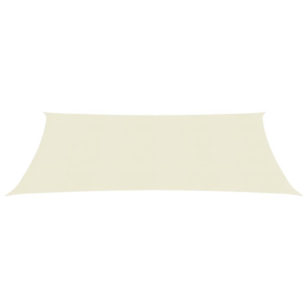 Helloshop26 - Voile d'ombrage 160 g/m² 5 x 8 m PEHD crème - Image 2