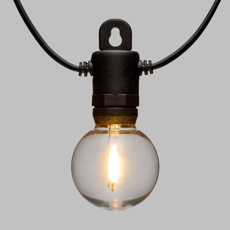 Lotti - Guirlande Guinguette 10 mini ampoules Filament LED blanc chaud 4m Prolongeables Lotti - Image 4