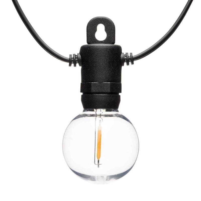 Lotti - Guirlande Guinguette 10 mini ampoules Filament LED blanc chaud 4m Prolongeables Lotti - Image 5