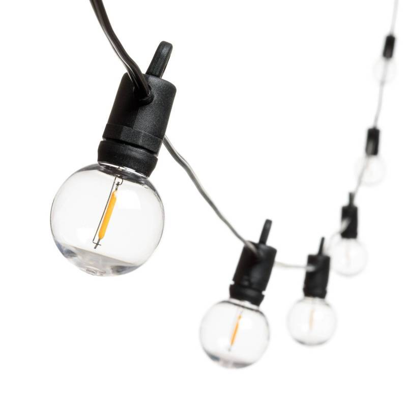 Lotti - Guirlande Guinguette 10 mini ampoules Filament LED blanc chaud 4m Prolongeables Lotti - Image 6