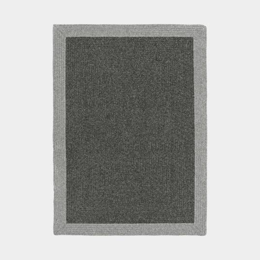 Decoweb - Tapis imitation fibres naturelles extérieur et intérieur - Provence - Anthracite - 120 x 170 cm - Decoweb - Image 1