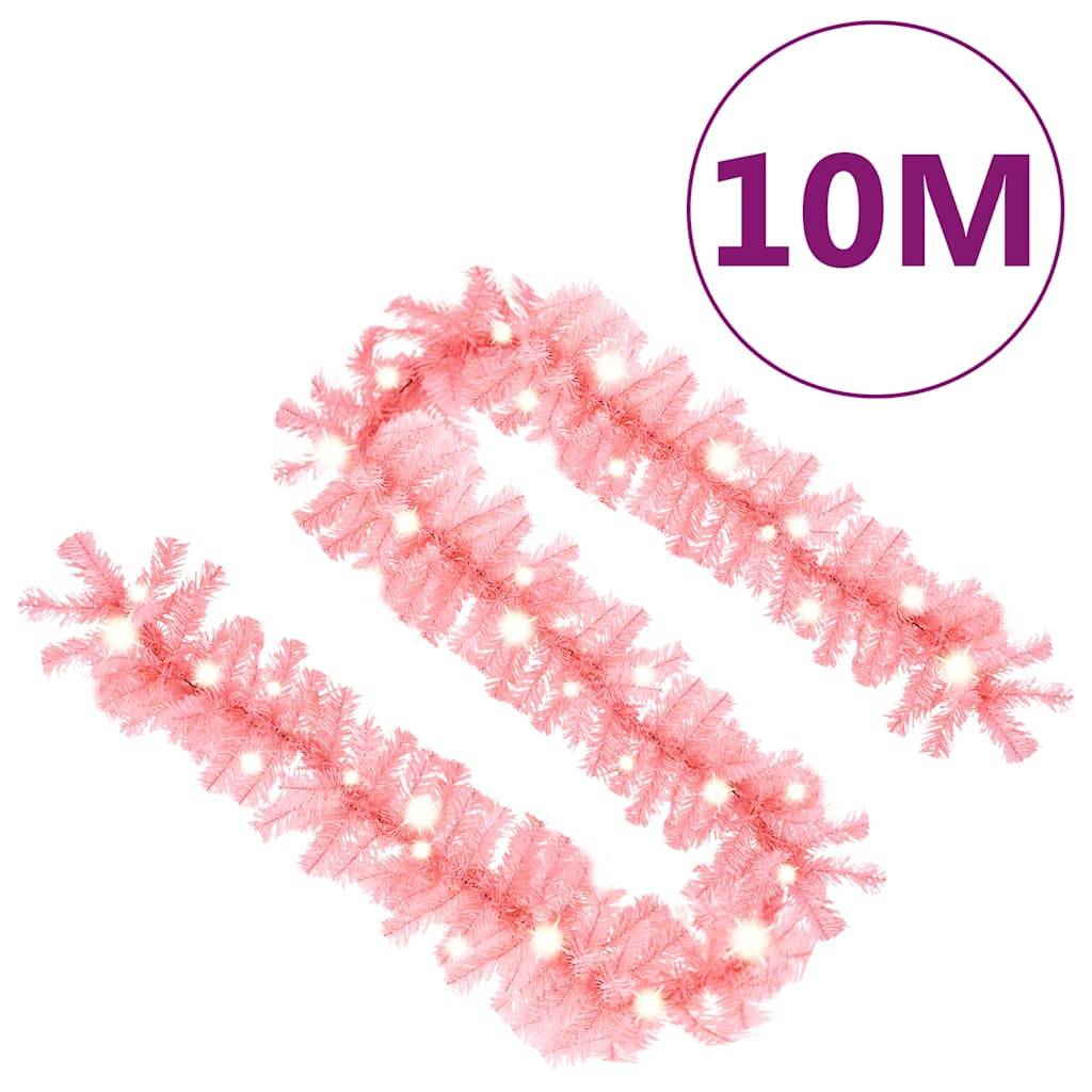 Guirlande de Noël Lumineuse PVC Décoration Fêtes 150 LED Rose 10 m – ComfortXL Outdoor Living - Image 8