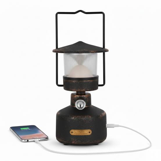 Lanterne à LED nomade, autonome (100 heures) et rechargeable - ZEPHYR LOVORK - Image 1