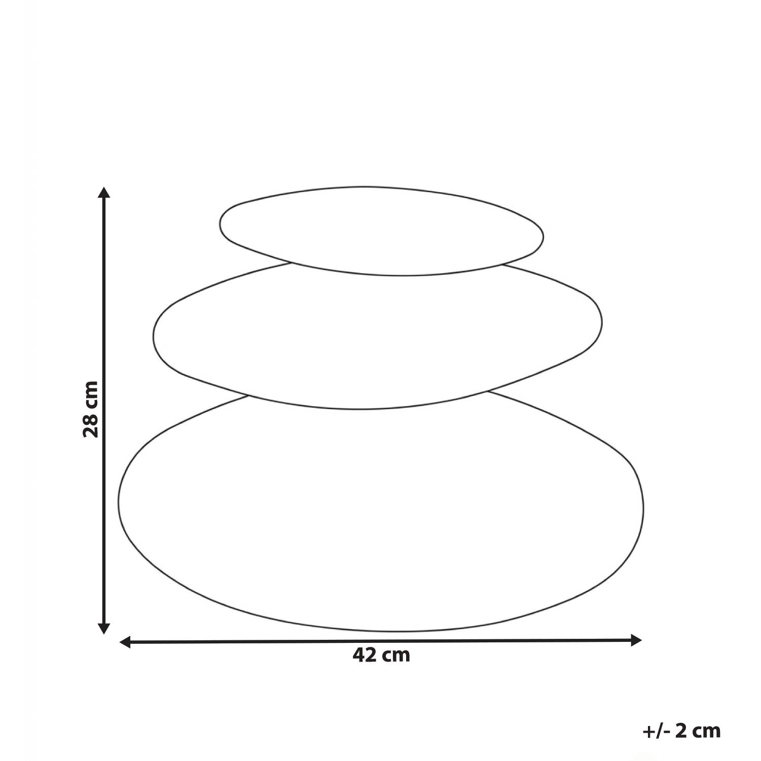 Beliani - Lampe de table d'extérieur Polypropylène Blanc GLENNS - Beliani - Image 3