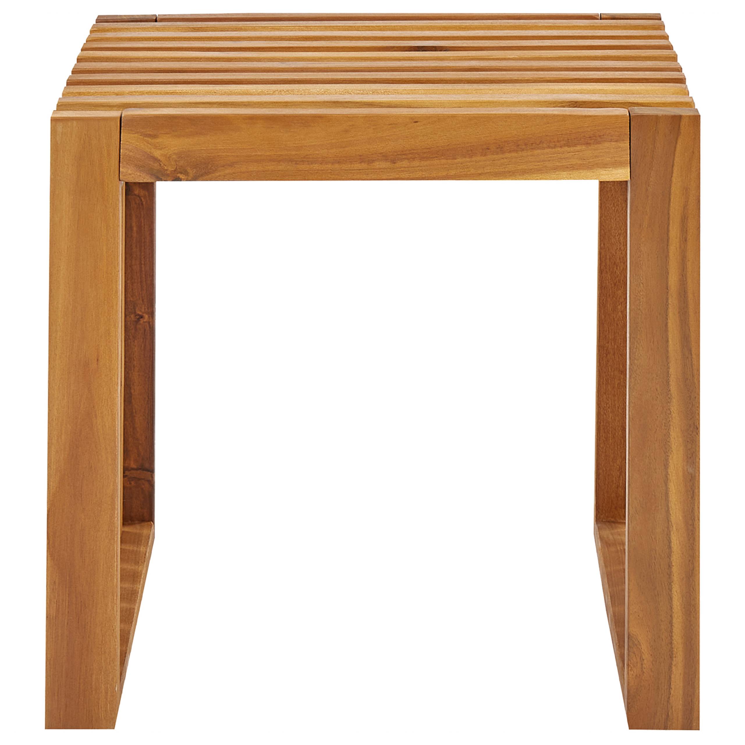 Beliani - Chaise de jardin Acacia Marron BELLANO - 45x35x43- Beliani - Image 3