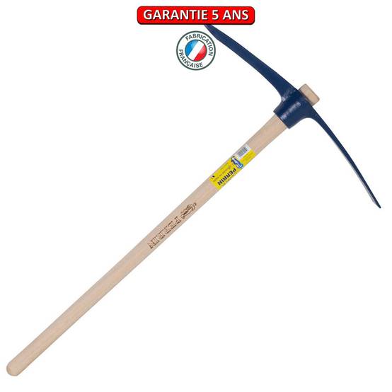 Outils Perrin - Pioche terrassier œil rond 3 kg – Emmanché droit 100 cm - Image 2