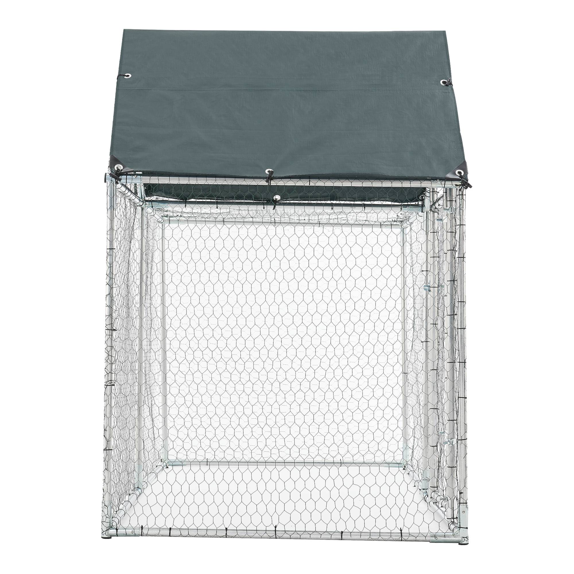 Pro.Tec - Enclos Extérieur Arguin Volière 200 x 100 x 100 - 150 cm Argent Vert [pro.tec] - Image 5