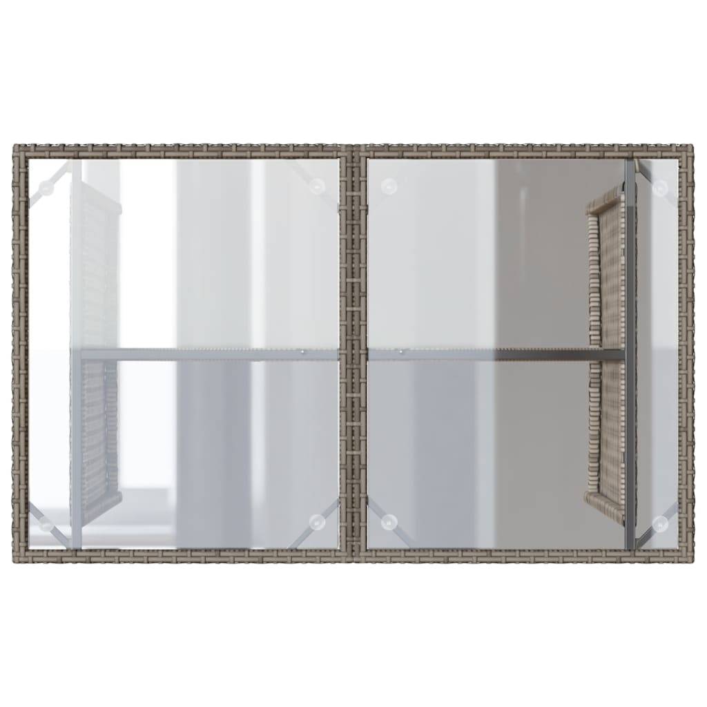 Vidaxl - Ensemble à manger de jardin et coussins 2 pcs-Salons de jardin gris rotin 570075 - Image 7