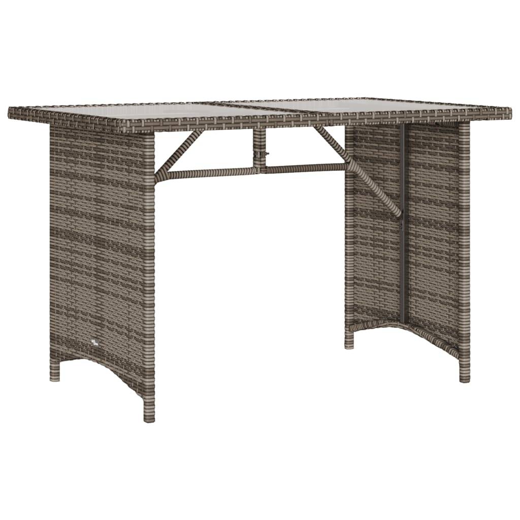 Vidaxl - Ensemble à manger de jardin et coussins 2 pcs-Salons de jardin gris rotin 570075 - Image 4