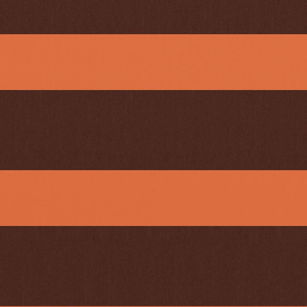 Helloshop26 - Écran de balcon brise pare vue protection confidentialité 75 x 400 cm tissu oxford orange et marron - Image 2