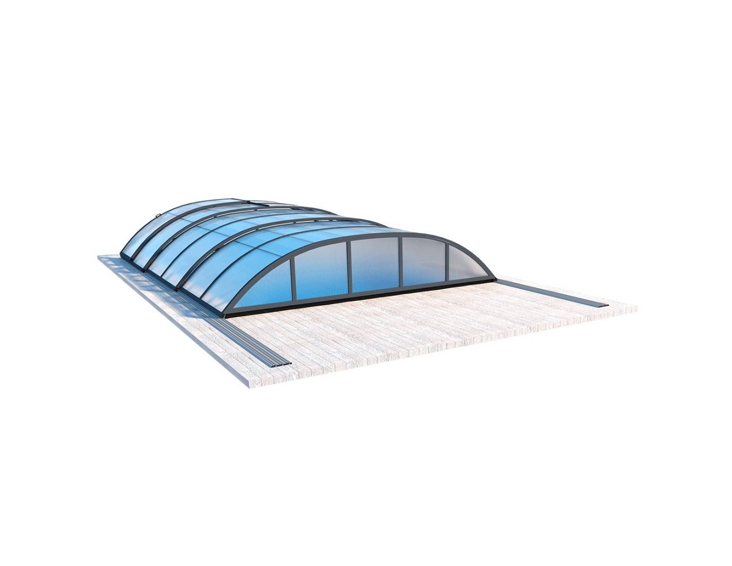 Altanka - Abri de piscine Horizon - 5.95x3.08 m - polycarbonate alvéolaire 8 mm - pour piscine BAS7305 - ECO305 - ALTANKA - Image 3