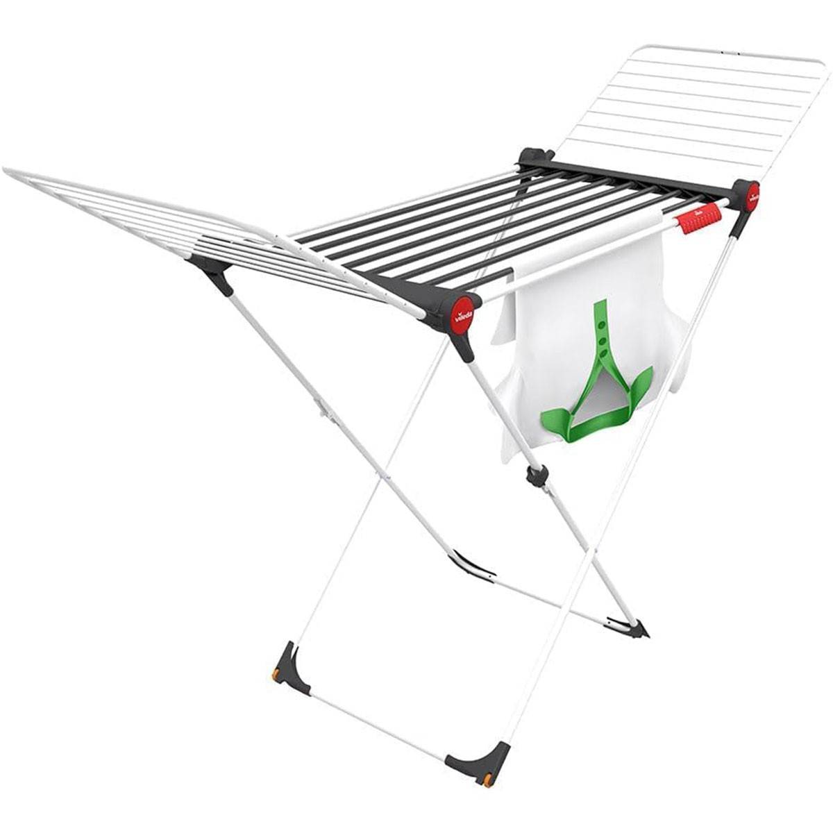 Séchoir à Linge Etendage pliable Tubes Anti-plis 19 m avec ailes VILEDA - Image 2