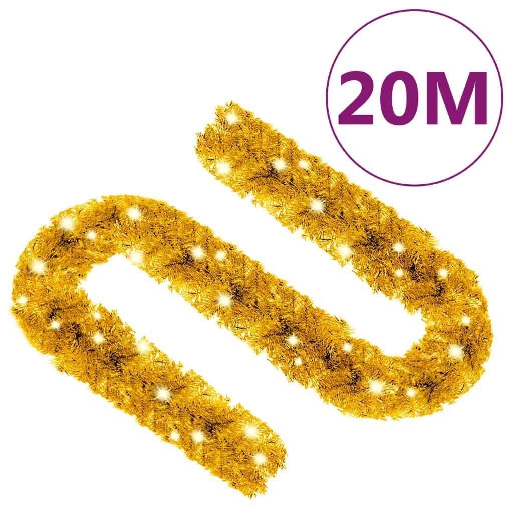 Grande Guirlande Lumineuse LED Dorée 20m - 1000 Leds - Pour Noël Extérieur/intérieur