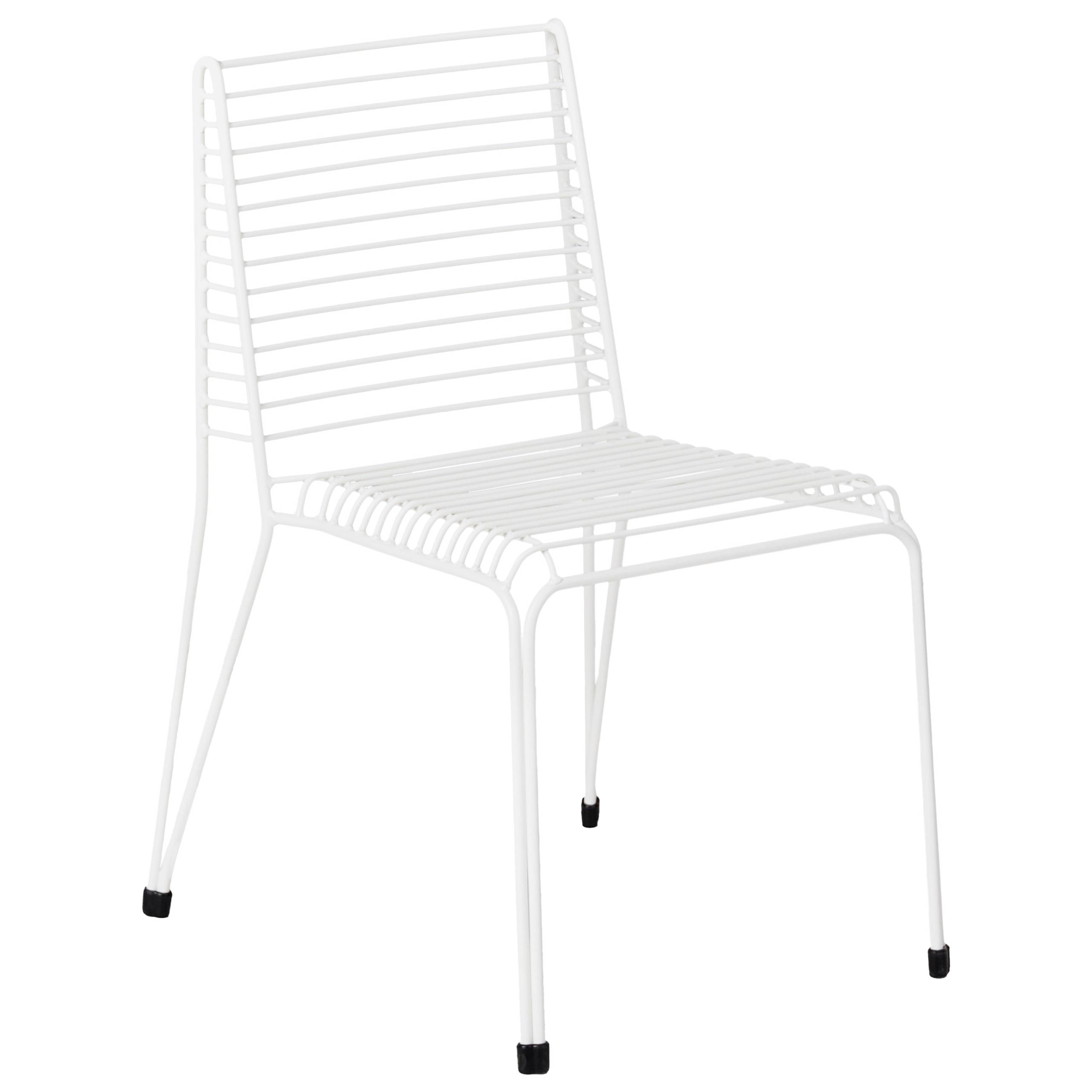 Beliani - Chaise de jardin Acier Blanc CHIEVE - Beliani - Image 3