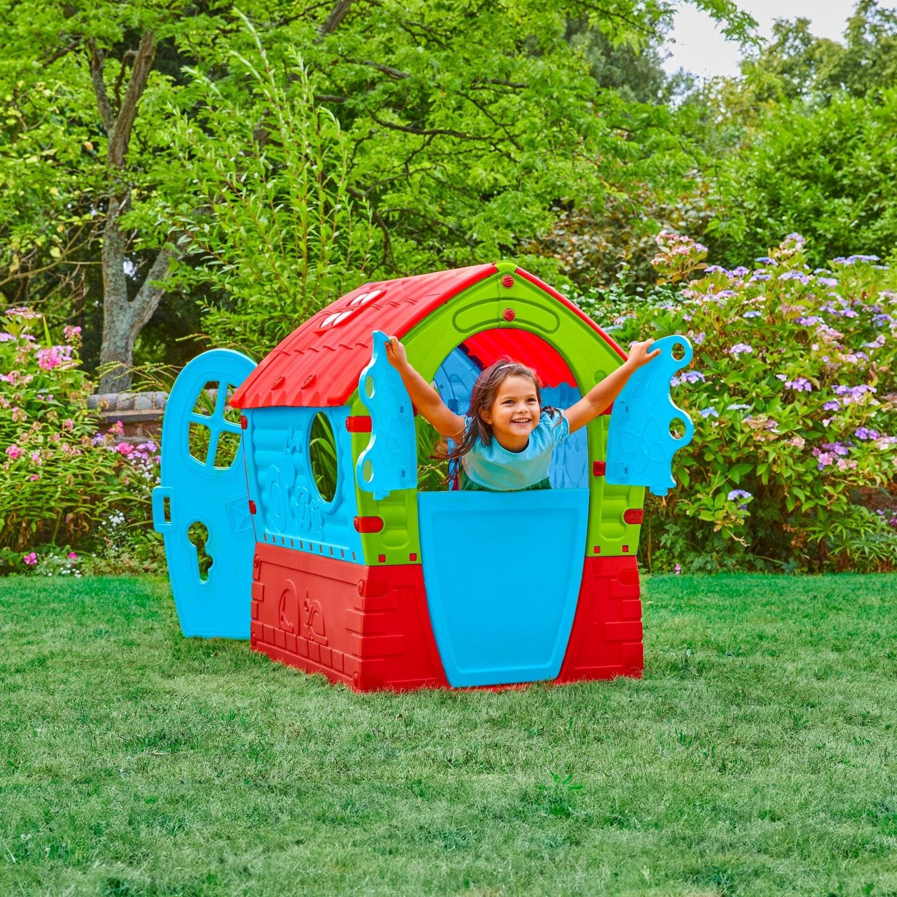 Maisonnette cabane plastique multicolore DREAM HOUSE - Image 4