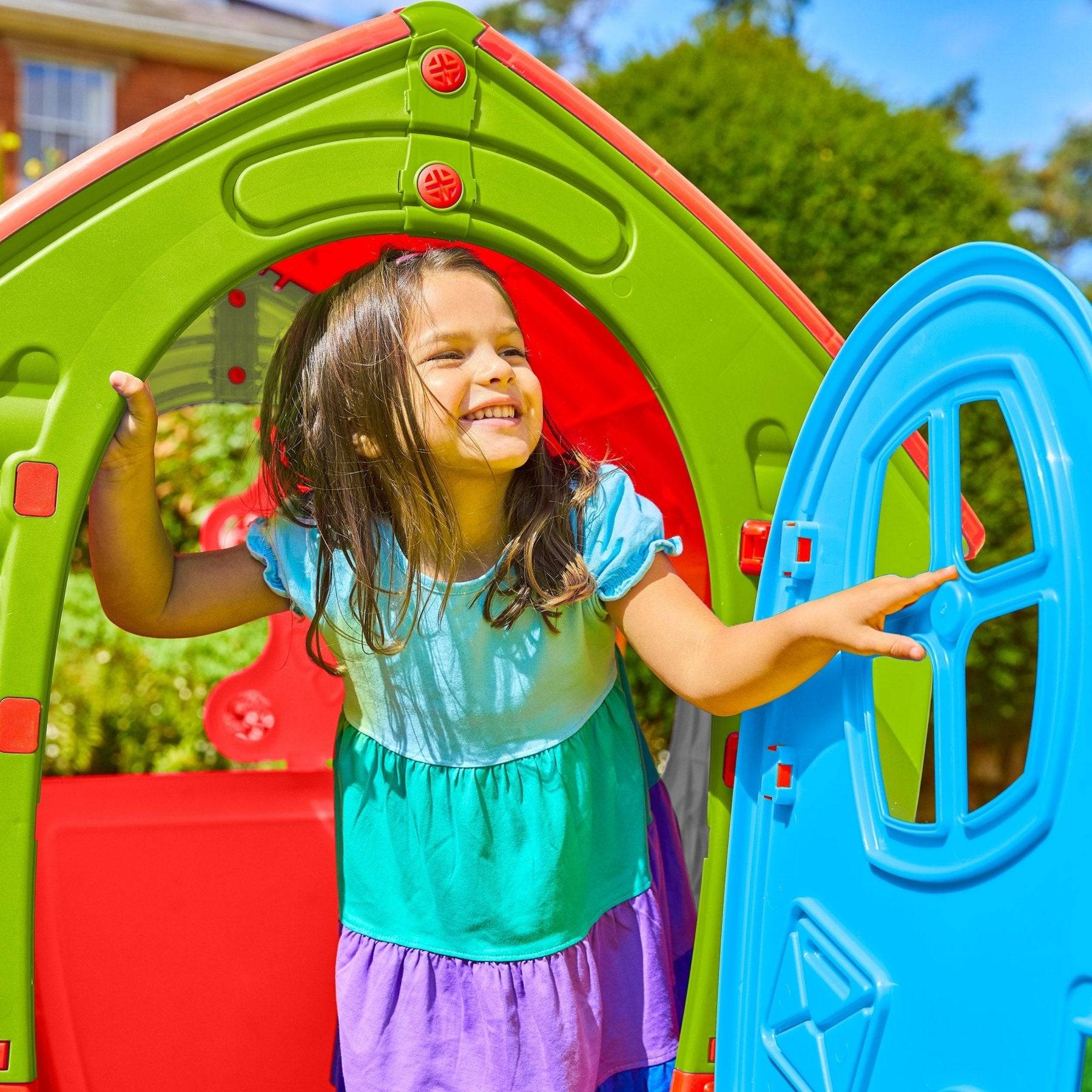 Maisonnette cabane plastique multicolore DREAM HOUSE - Image 1